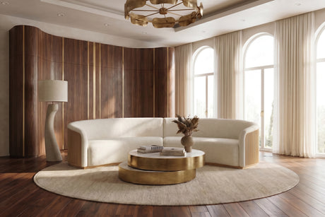 Rowan Two-Piece Curved Sectional Sofa
