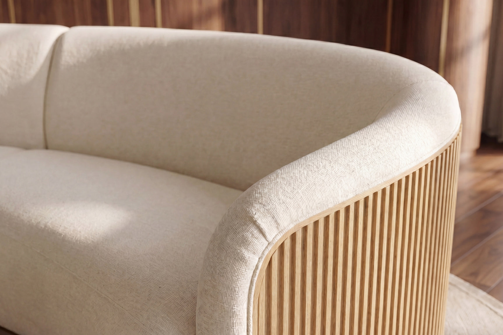 Rowan Two-Piece Curved Sectional Sofa