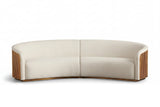 Rowan Two-Piece Curved Sectional Sofa