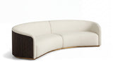 Rowan Two-Piece Curved Sectional Sofa
