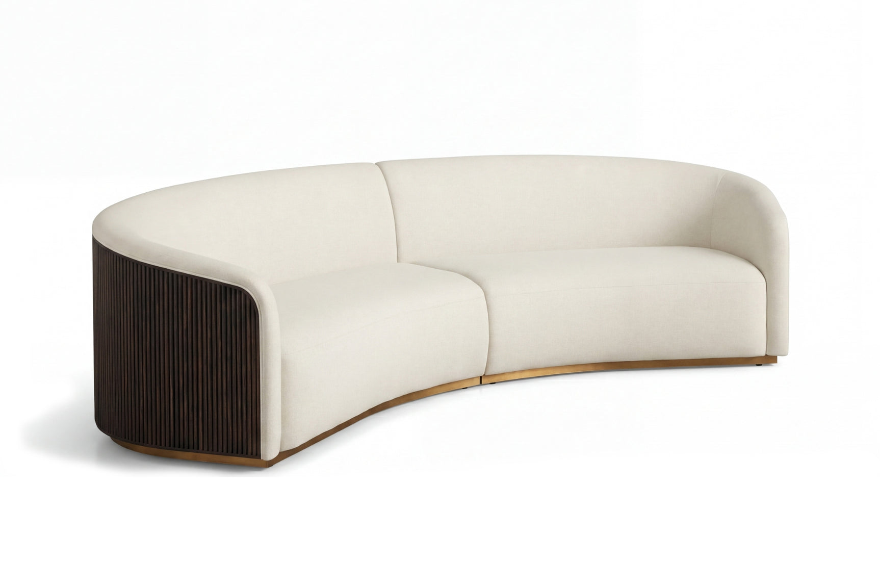 Rowan Two-Piece Curved Sectional Sofa