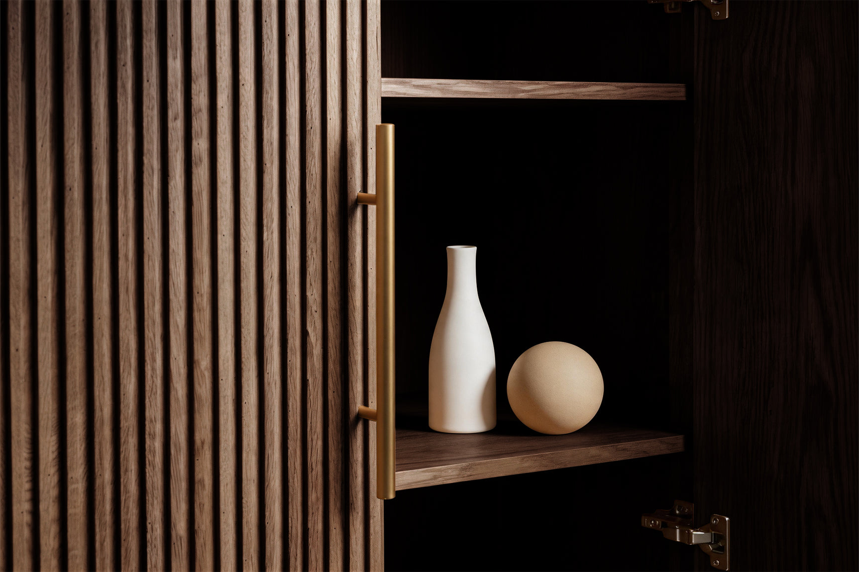 Rowan Oak Wood Cabinet