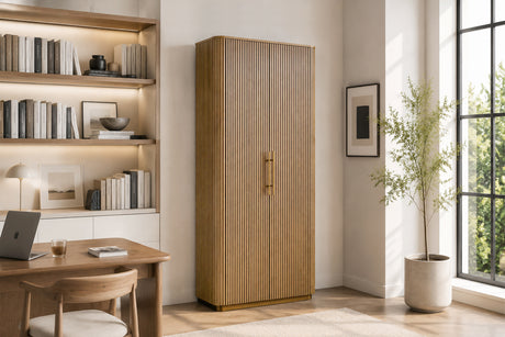 Rowan Oak Wood Cabinet