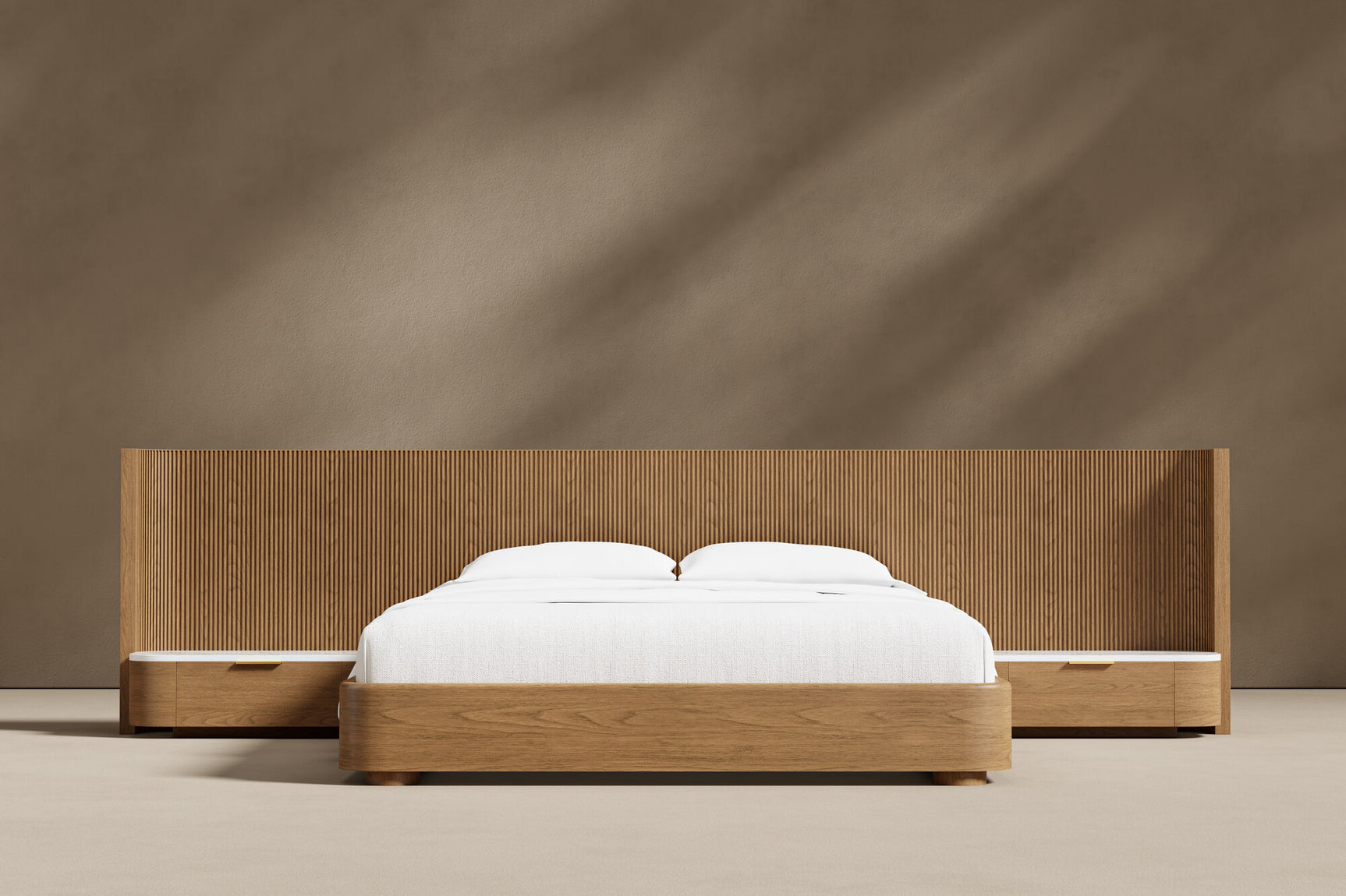 Rowan Oak Wood Bed Frame