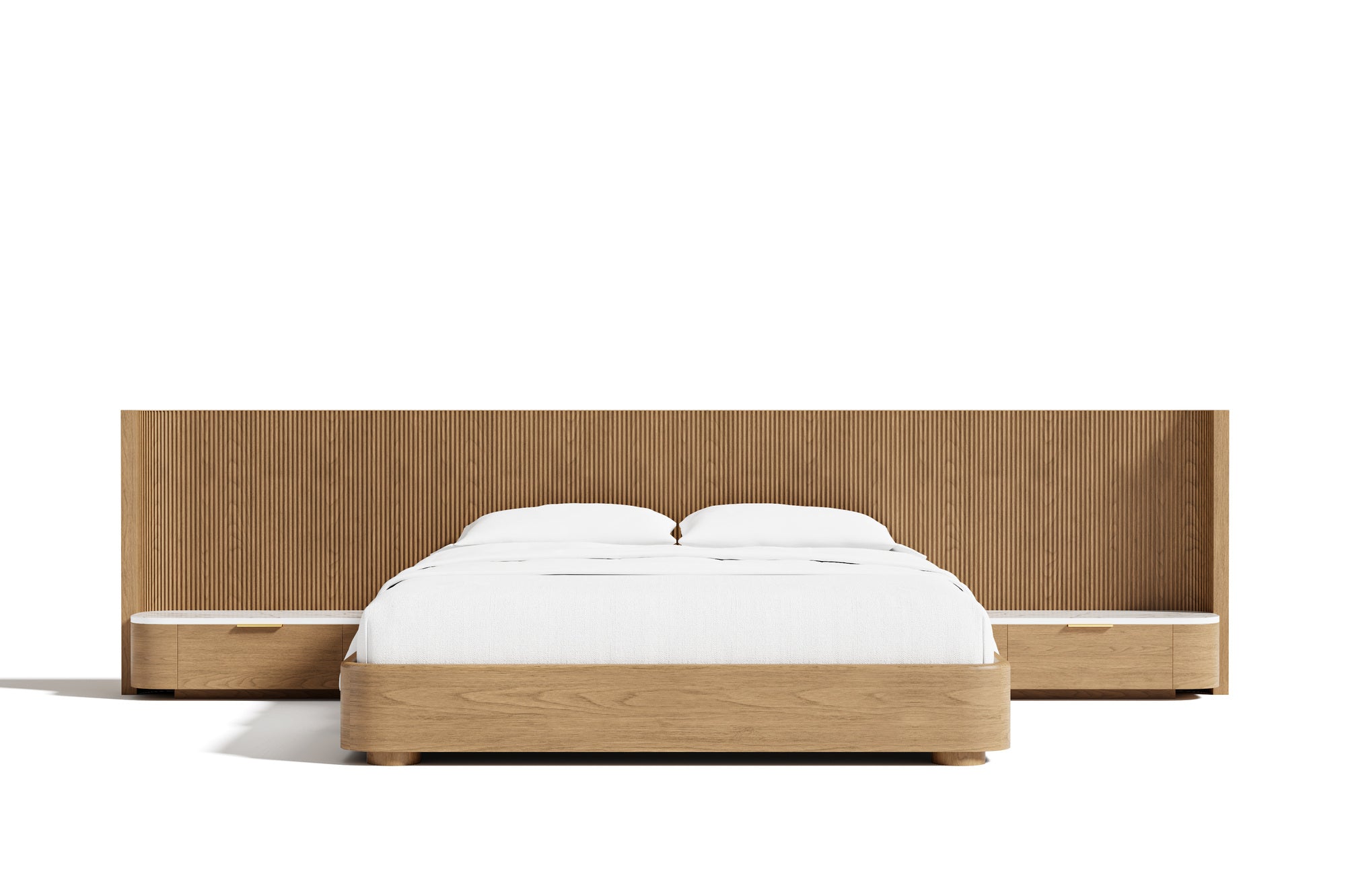 Rowan Oak Wood Bed Frame