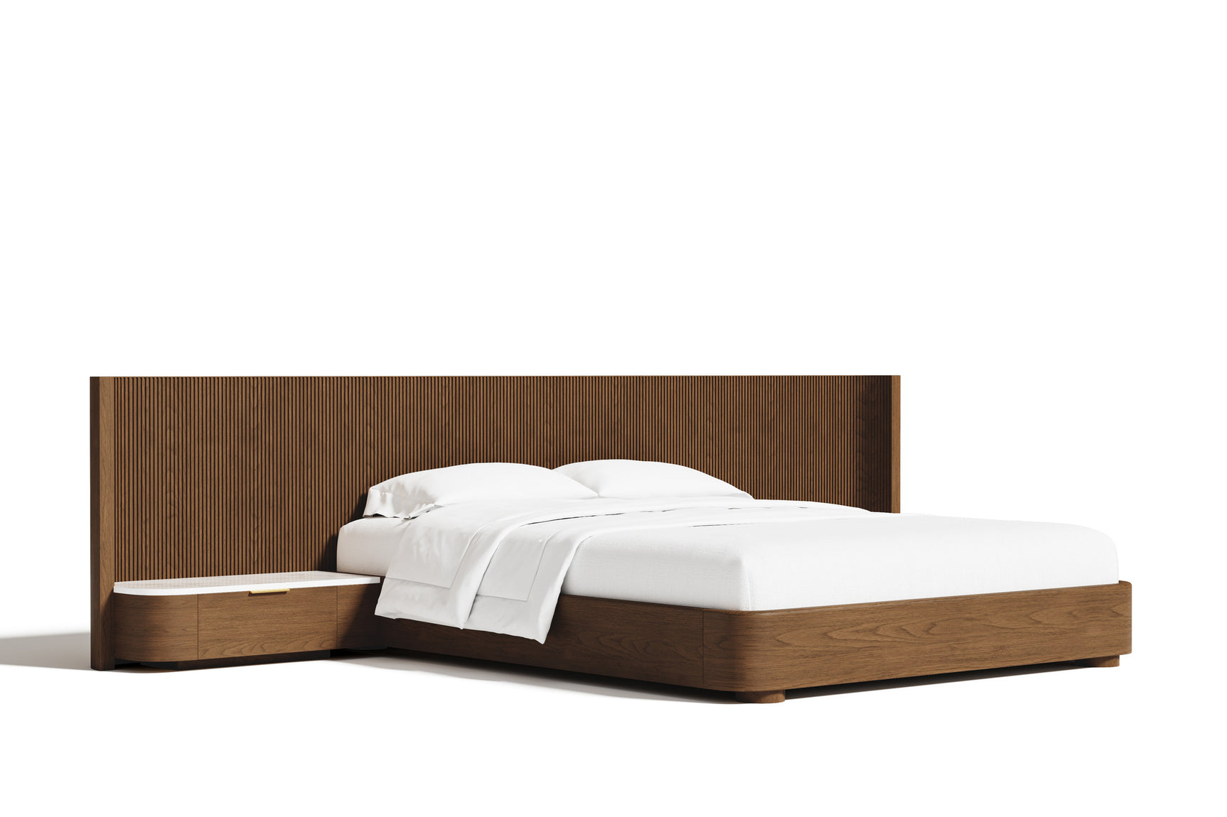 Rowan Oak Wood Bed Frame