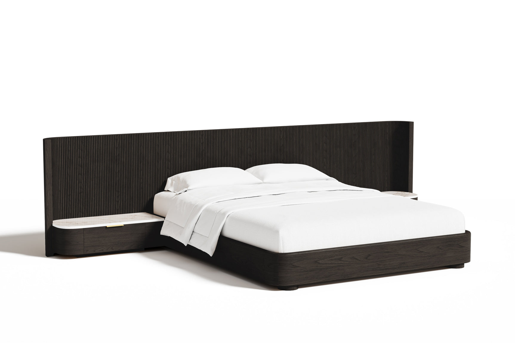 Rowan Oak Wood Bed Frame