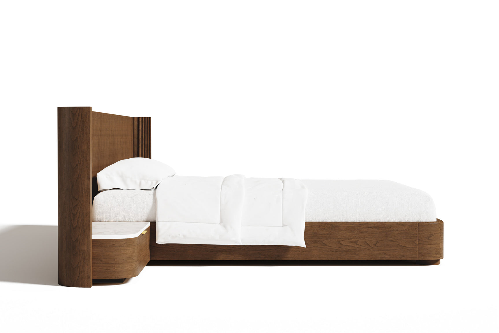 Rowan Oak Wood Bed Frame