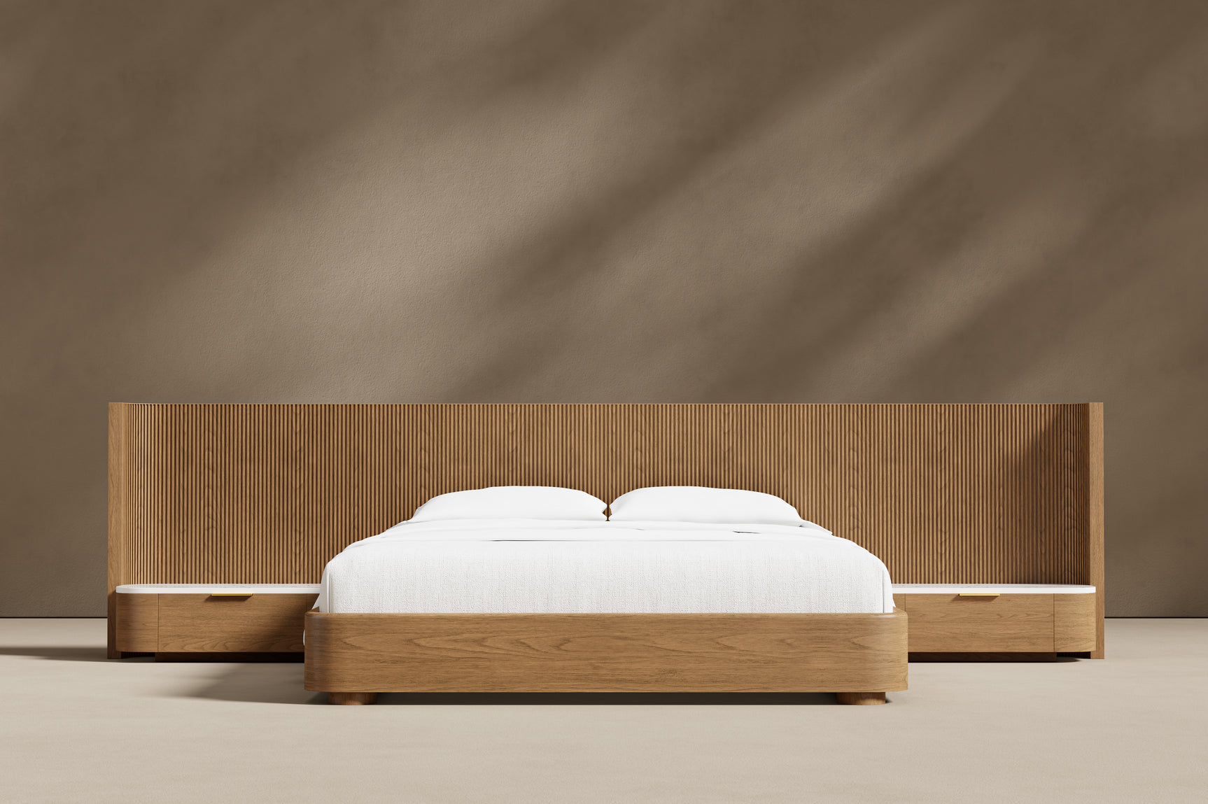 Rowan Oak Wood Bed Frame