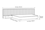 Rowan Oak Wood Bed Frame