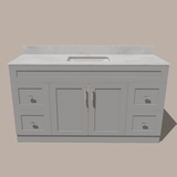 Astrid 72-Inch Single Sink Shaker Bathroom Vanity