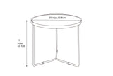 Sabine Walnut Wood Coffee Table