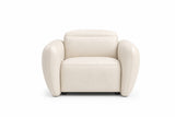 Savona Leather Cuddler Recliner Sofa | Italian Nappa 11000 Top-Grain Leather | Power Headrests | Zero-Gravity Recline