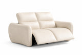 Savona Leather Cuddler Recliner Sofa | Italian Nappa 11000 Top-Grain Leather | Power Headrests | Zero-Gravity Recline
