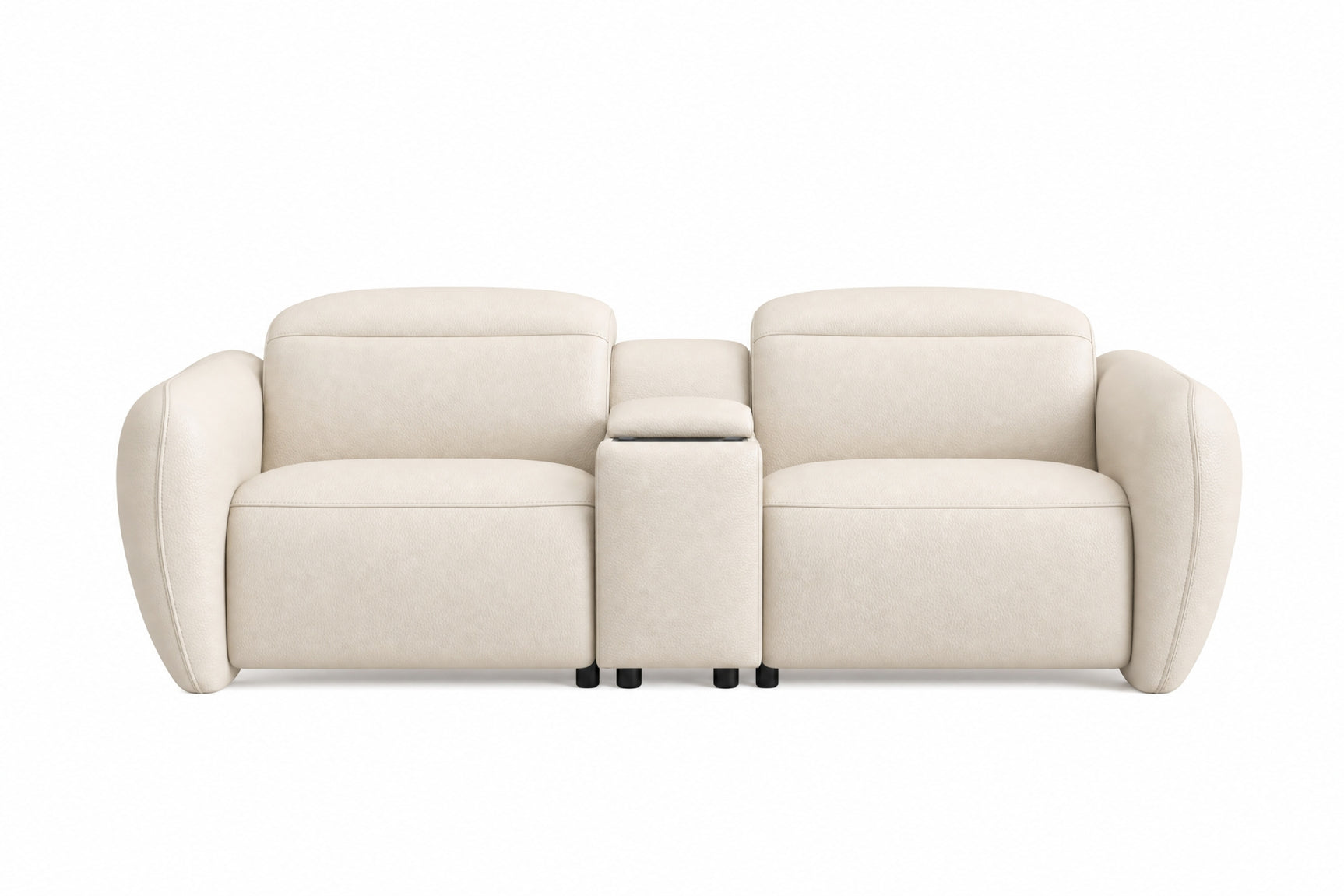 Savona Leather Cuddler Recliner Sofa | Italian Nappa 11000 Top-Grain Leather | Power Headrests | Zero-Gravity Recline