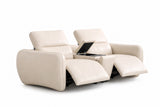Savona Leather Cuddler Recliner Sofa | Italian Nappa 11000 Top-Grain Leather | Power Headrests | Zero-Gravity Recline