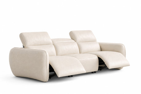 Savona Leather Cuddler Recliner Sofa | Italian Nappa 11000 Top-Grain Leather | Power Headrests | Zero-Gravity Recline