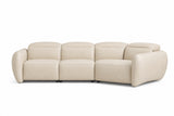 Savona Leather Cuddler Recliner Sofa | Italian Nappa 11000 Top-Grain Leather | Power Headrests | Zero-Gravity Recline