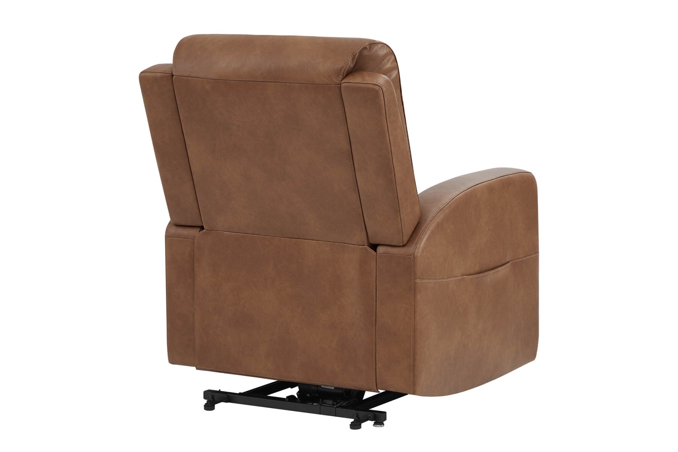 Valencia Hector Top Grain Leather Power Lift Recliner Chair, Brown