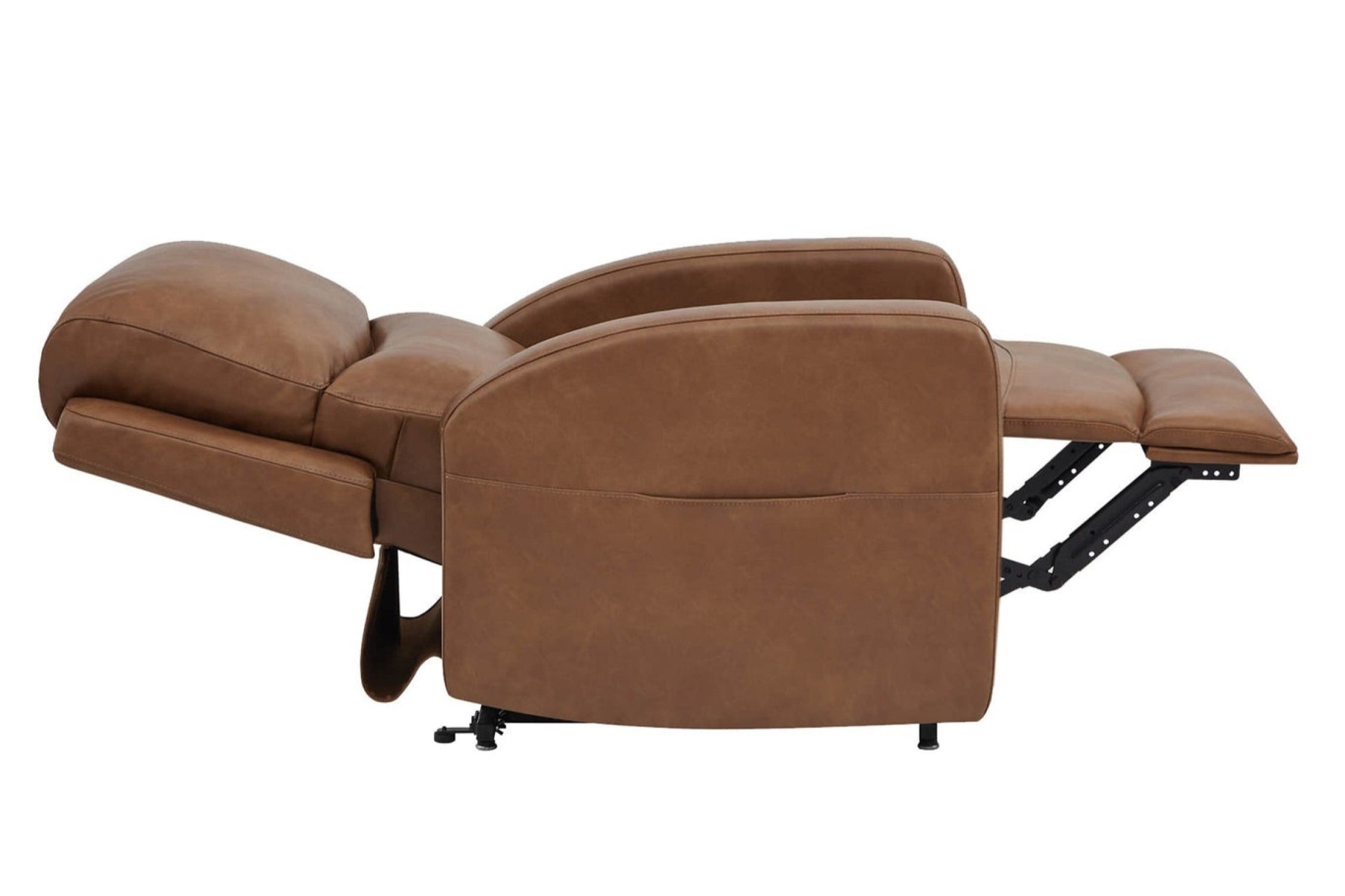 Valencia Hector Top Grain Leather Power Lift Recliner Chair, Brown