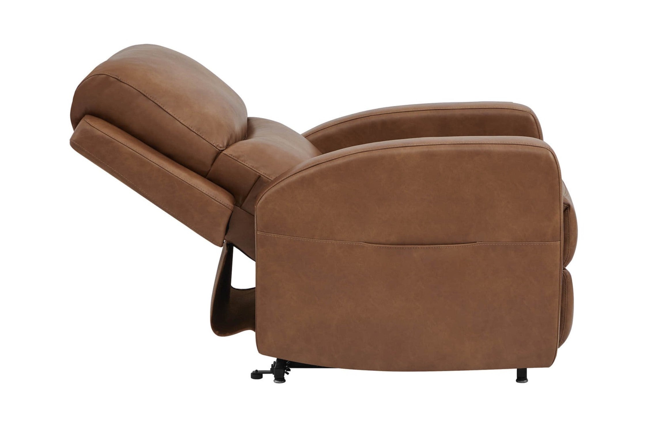 Valencia Hector Top Grain Leather Power Lift Recliner Chair, Brown