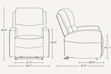 Hector Leather Power Lift Recliner Chair