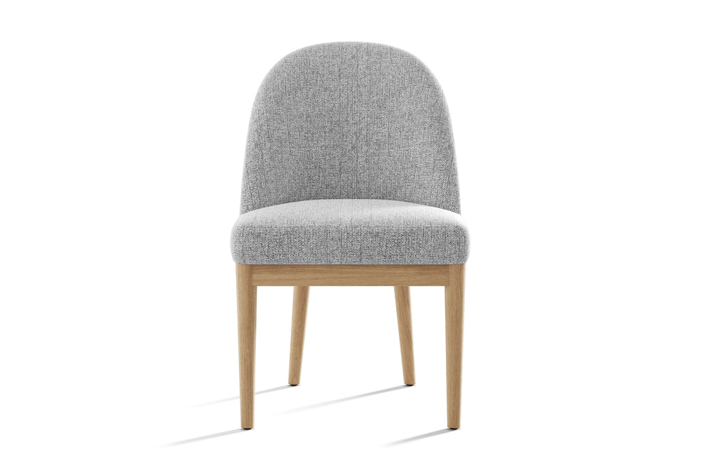 Valencia Selena Fabric Dining Chair, Light Grey