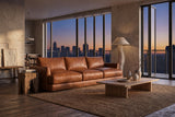 Serena Distressed Leather Sofa