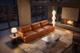 Serena Distressed Leather Sofa