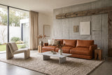 Serena Distressed Leather Sofa