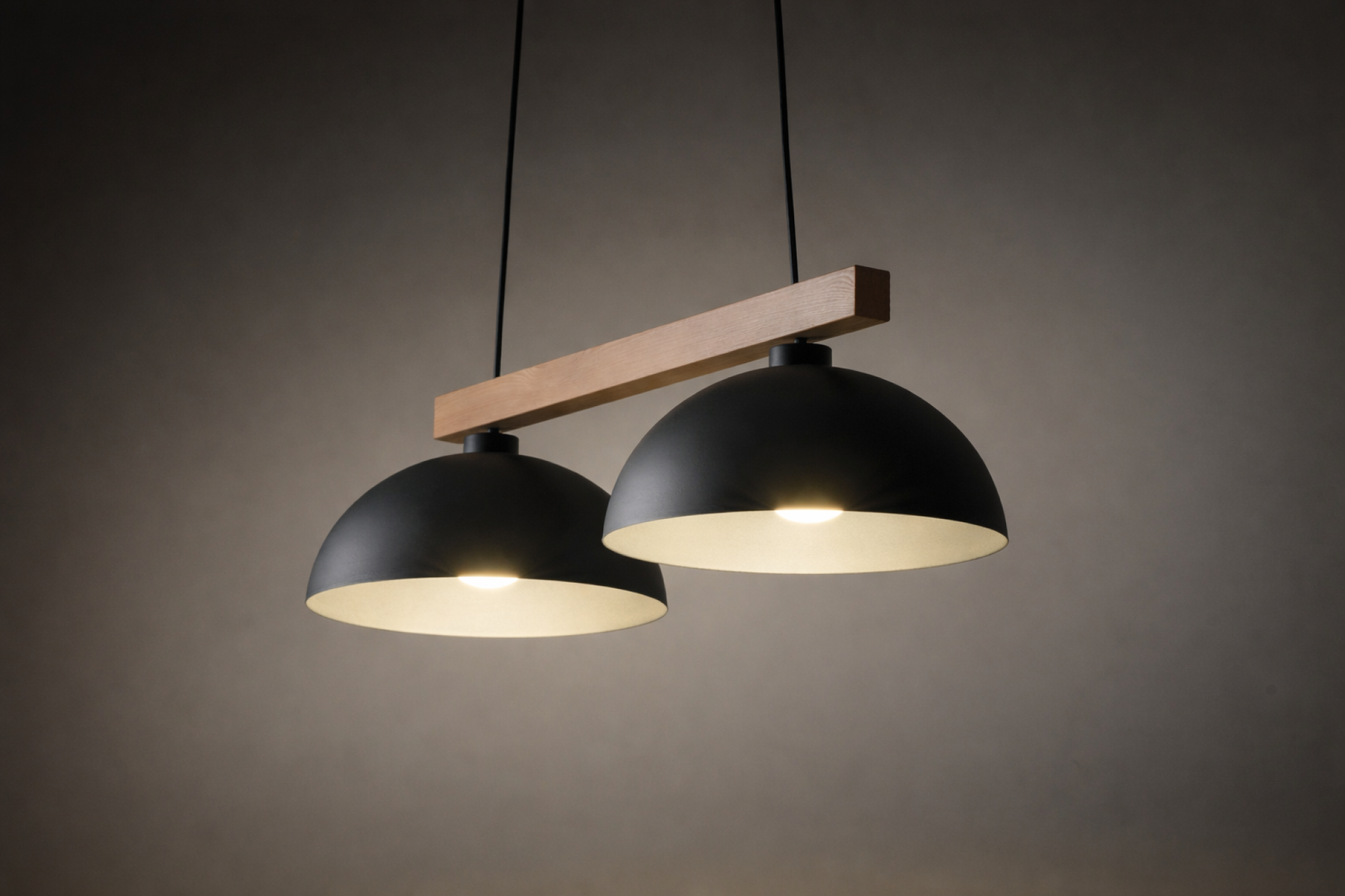 Signe Black Scandinavian Minimalist Pendant Ceiling Light for Kitchen Island & Dining Room