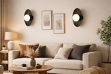 Slate Scandinavian Minimalist Wall Sconce Light Fixture for Bedroom, Hallway & Living Room