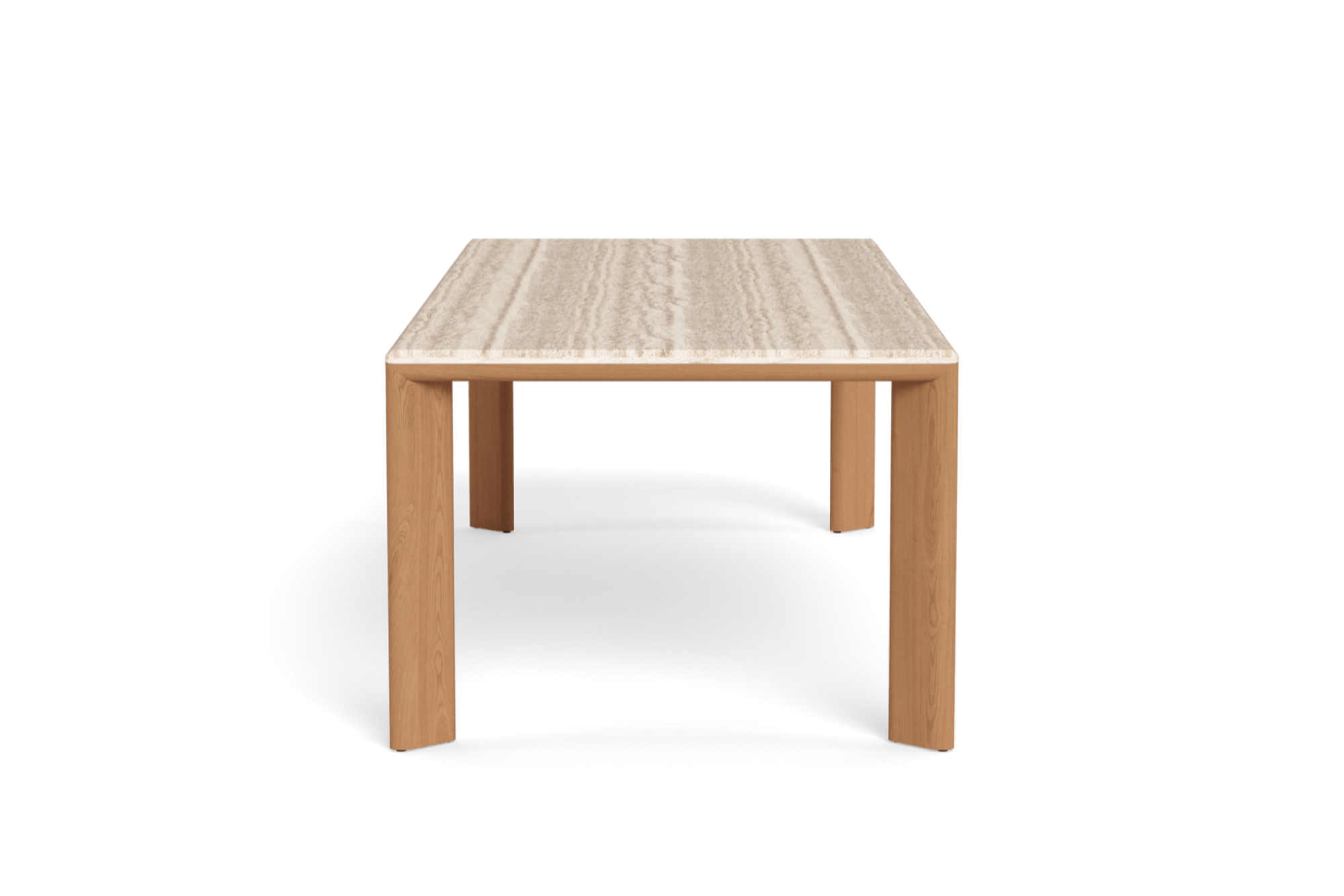 Valencia Solara Teak Rectangle Dining Table, Natural