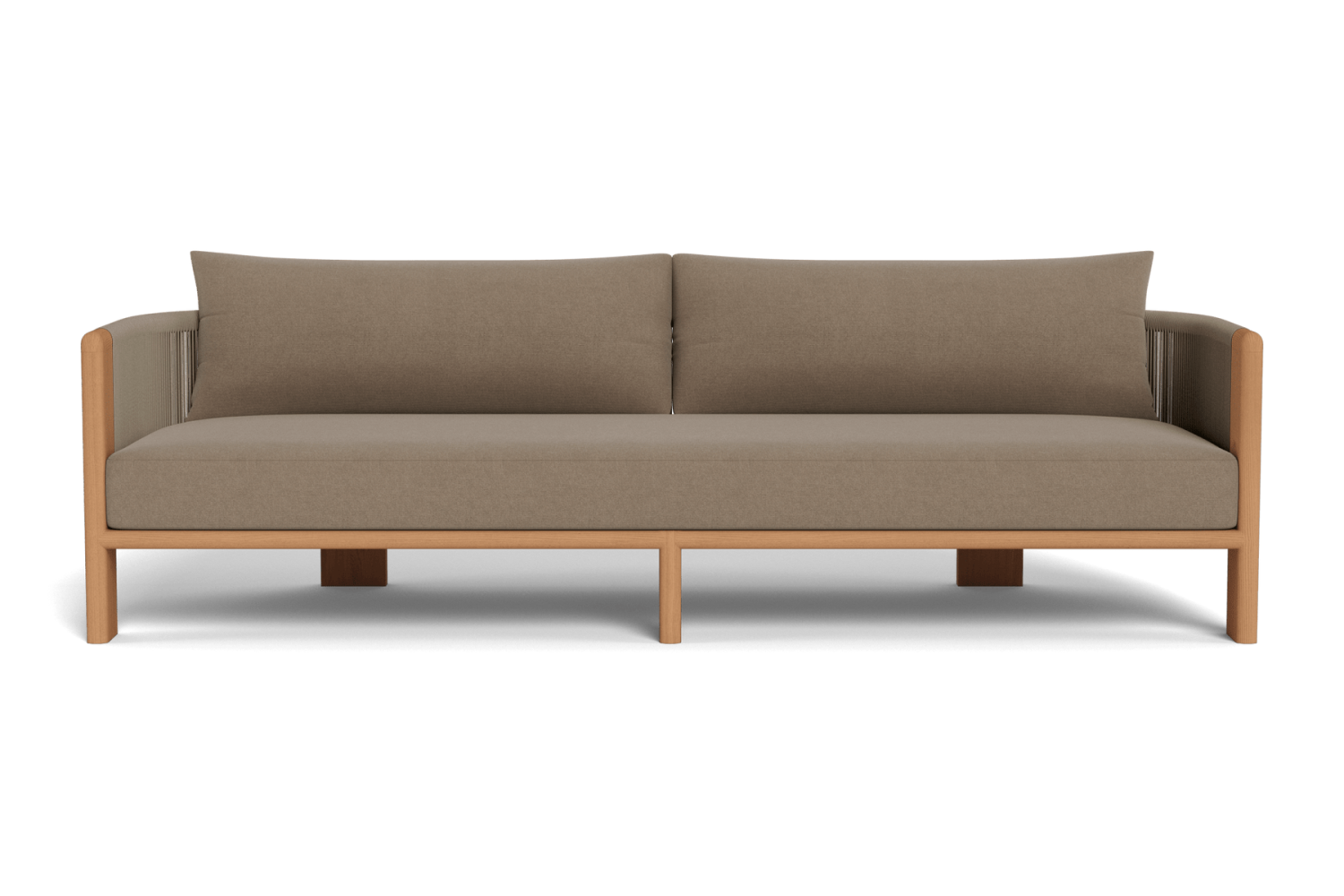 Valencia Solara Teak Outdoor Wide Seat Sofa, Natural