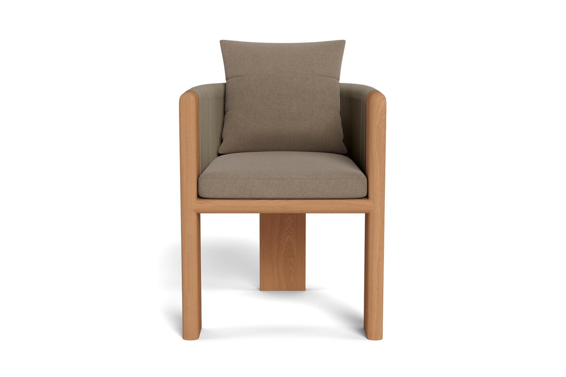 Valencia Solara Teak Outdoor Dining Chair, Natural