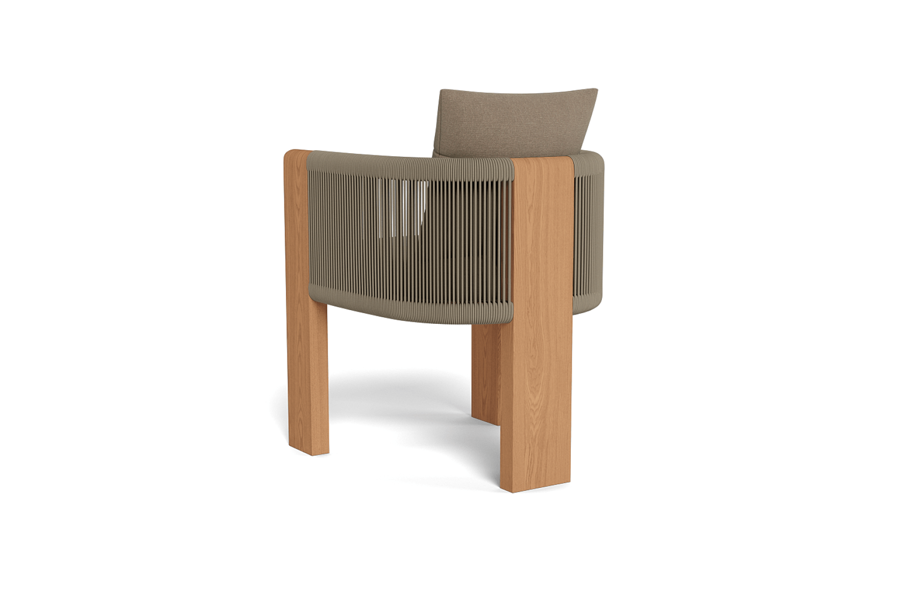 Valencia Solara Teak Outdoor Dining Chair, Natural