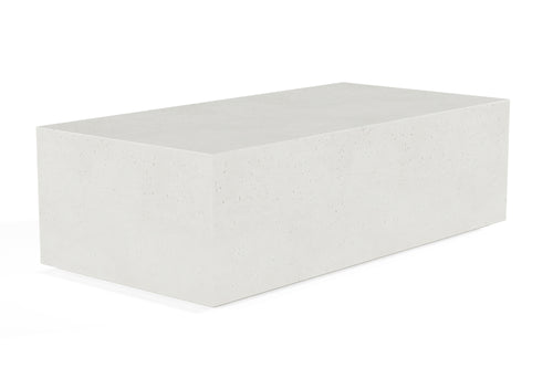 Valencia Stefano Concrete Outdoor Coffee Table, White