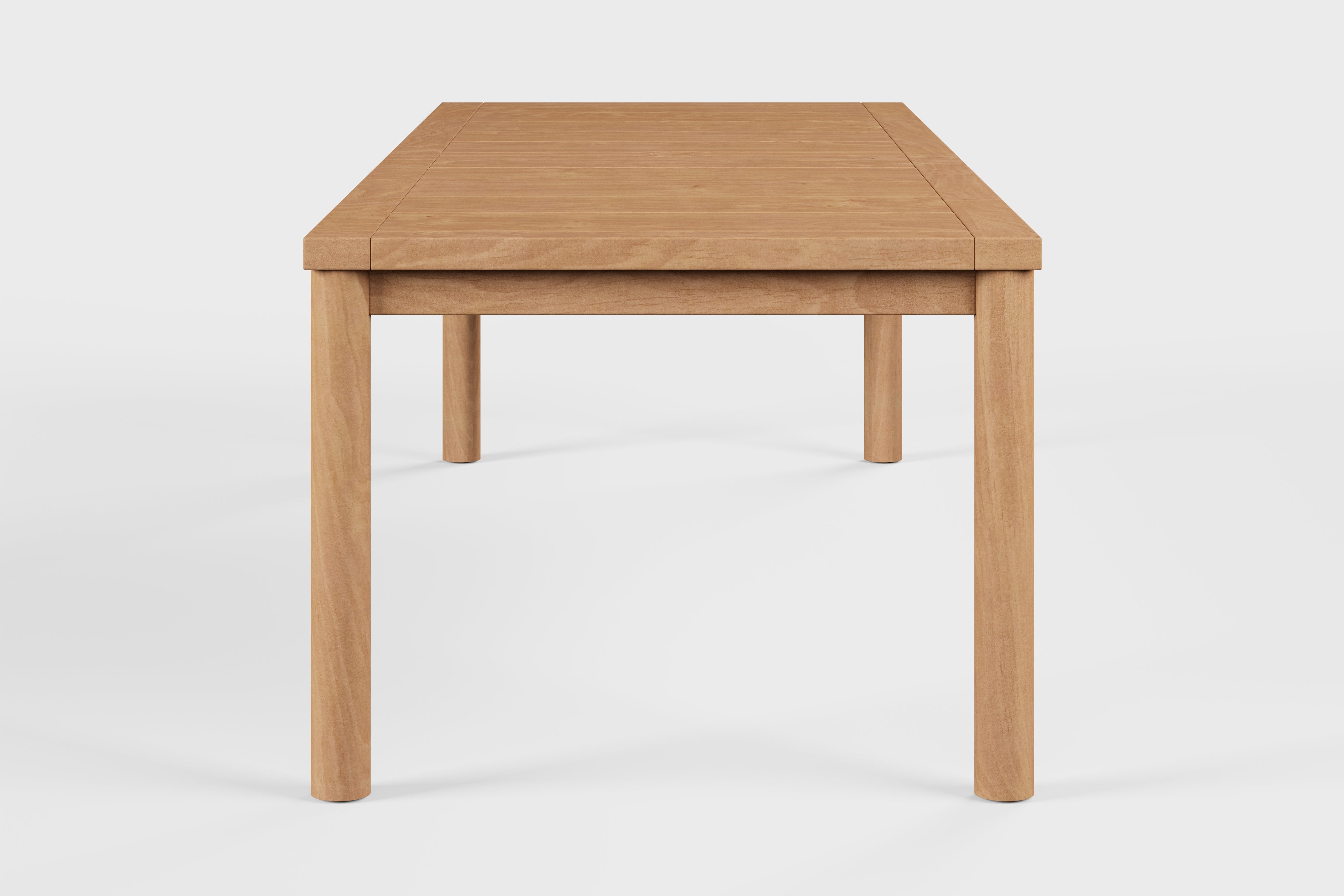 Valencia Sunniva Teak Wood 108" Outdoor Dining Table, Oak