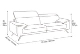 Sylvie Leather Sofa