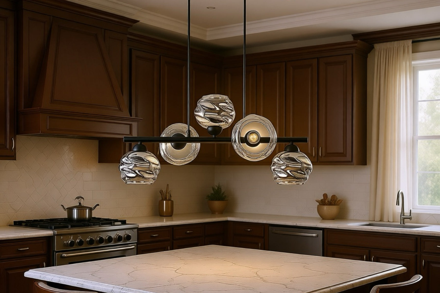 TORONTO Modern Glass Pendant Light