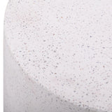 Sunbay Indoor/Outdoor Speckled Round Concrete Side Table