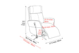 Valencia Tarno Leather Swivel Reclining Massage Chair