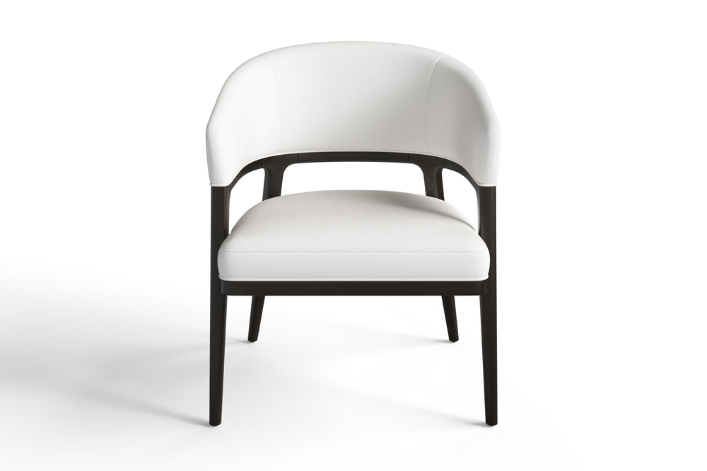 Valencia Teagan Fabric Dining Chair, White