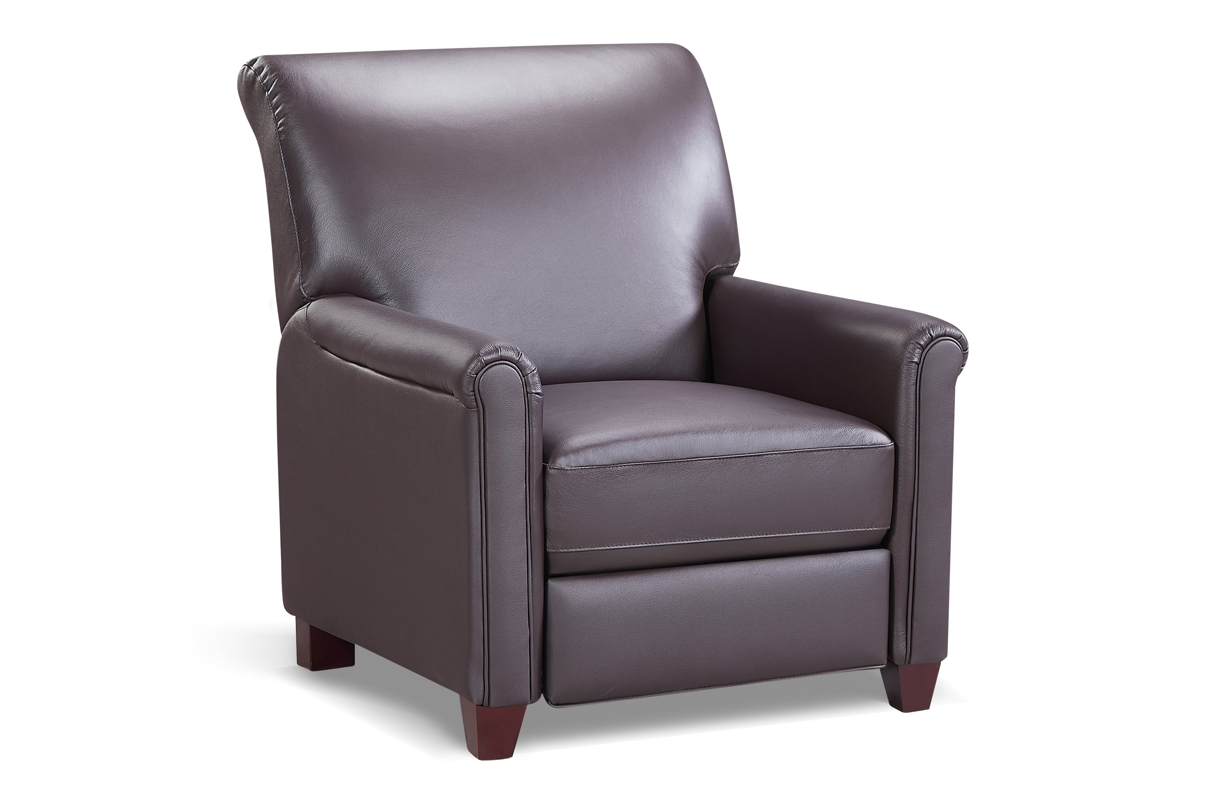 Valencia Terrance Top Grain Leather Recliner Chair, Chocolate