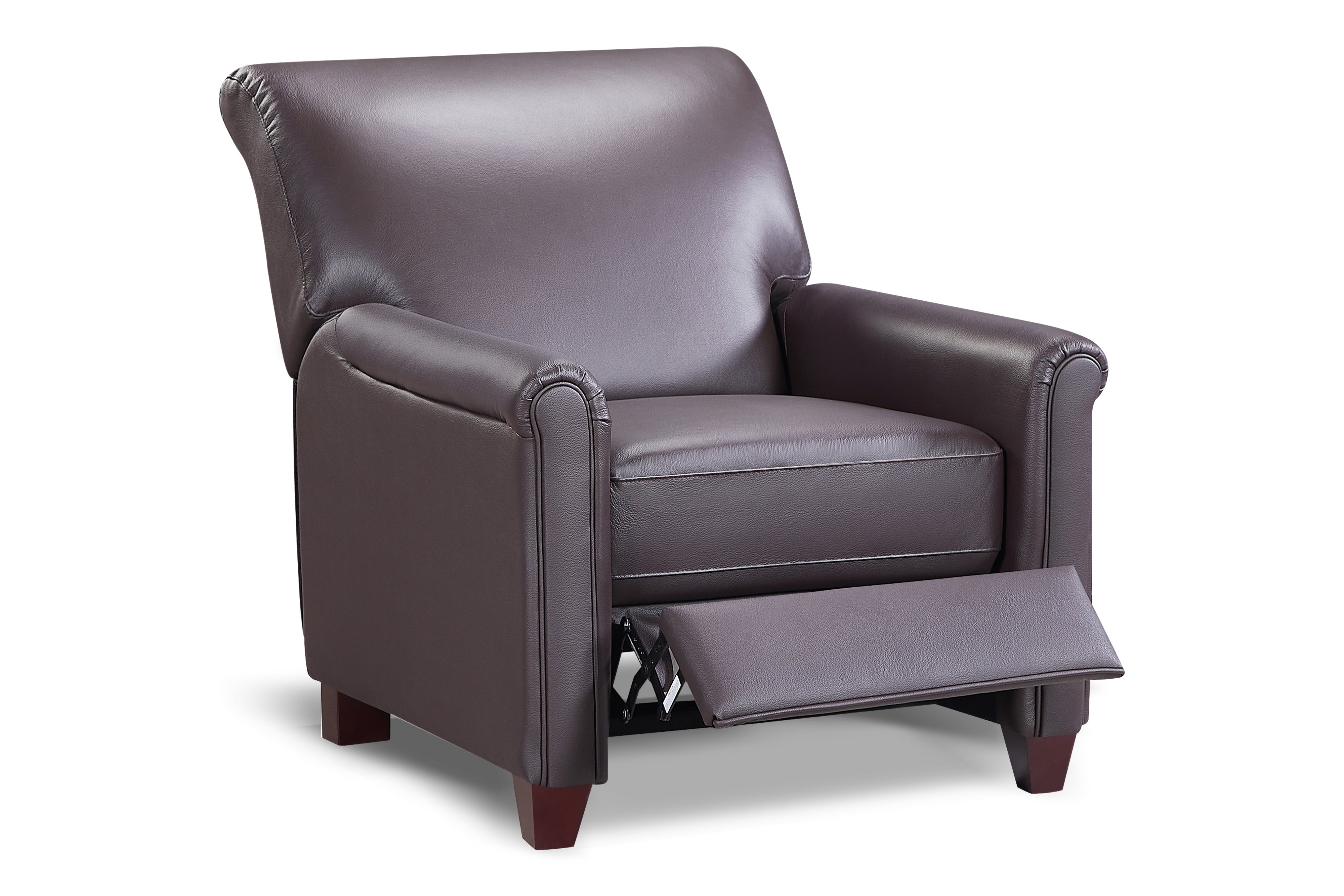 Valencia Terrance Top Grain Leather Recliner Chair, Chocolate