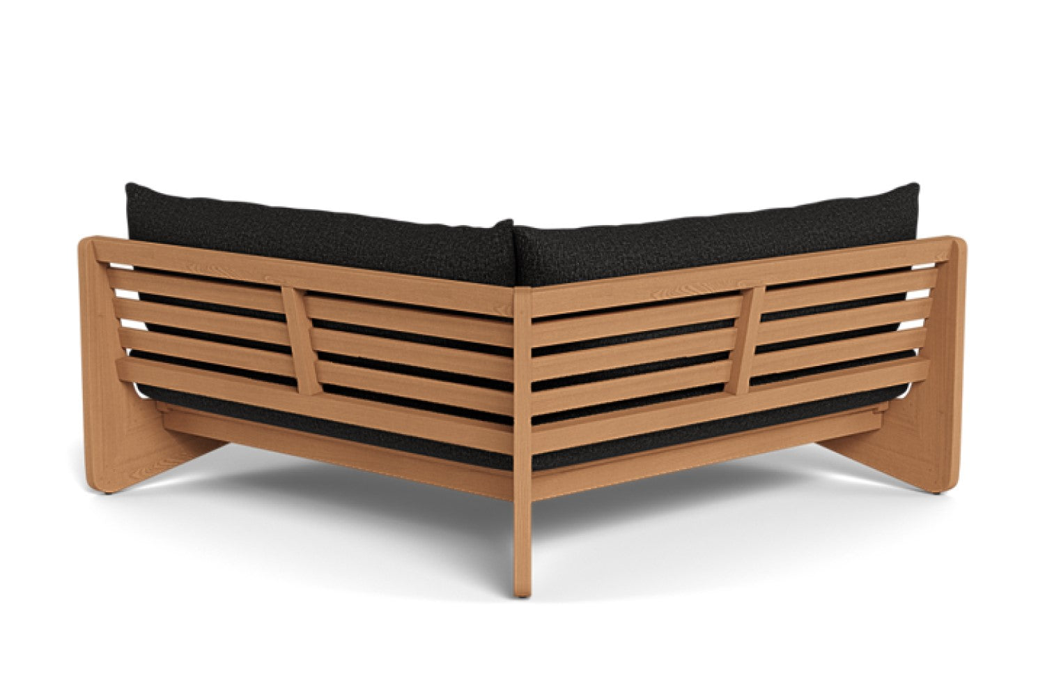 Valencia Thaddeus Teak Outdoor Corner Sofa, Natural