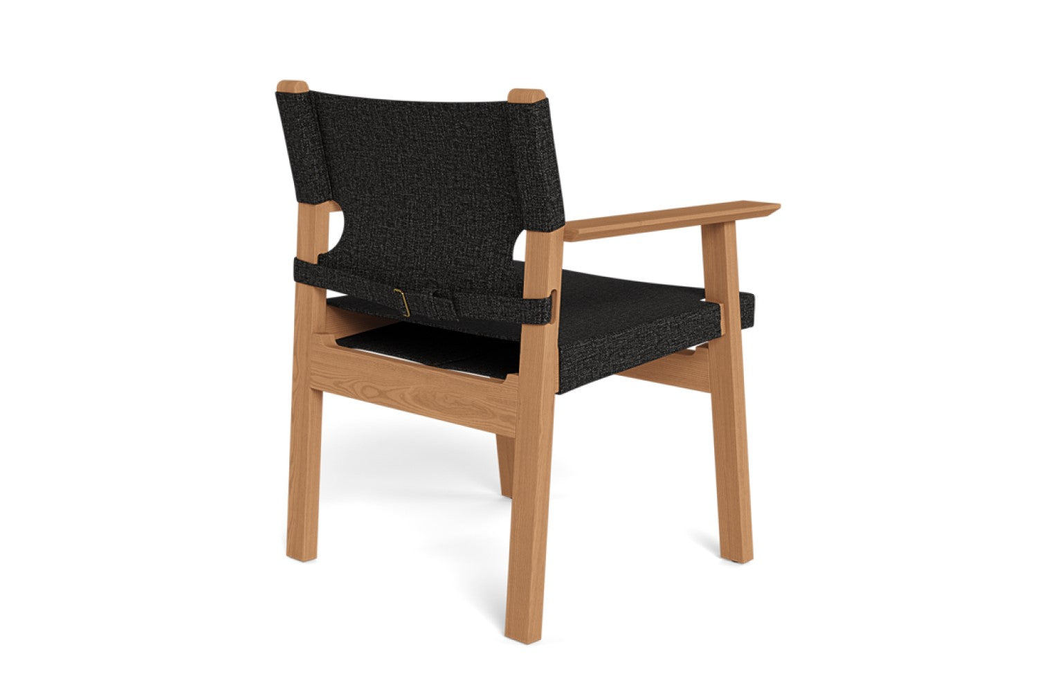 Valencia Thaddeus Teak Wood Dining Chair, Natural