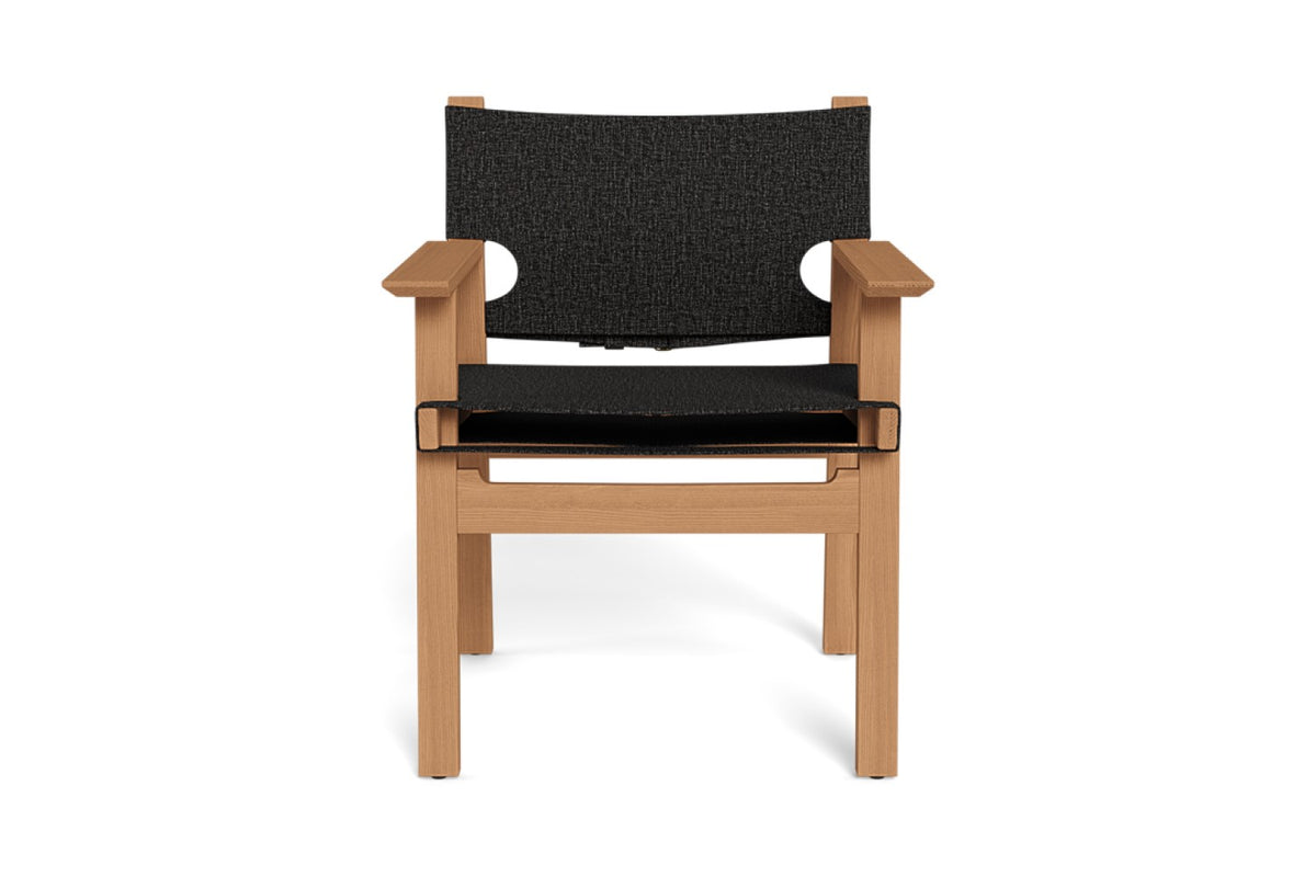 Valencia Thaddeus Teak Wood Dining Chair, Natural