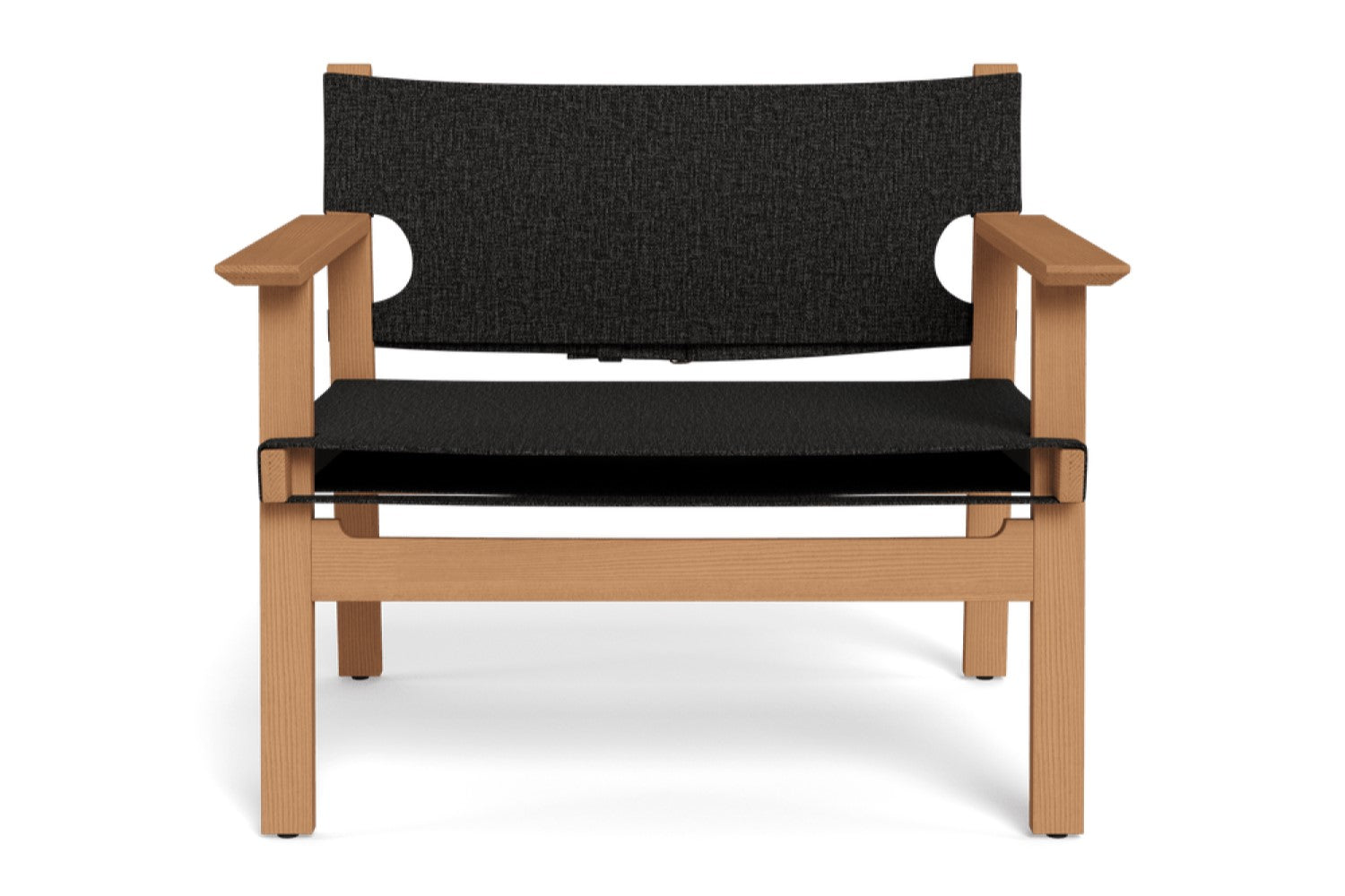 Valencia Thaddeus Teak Outdoor Lounge Chair, Natural