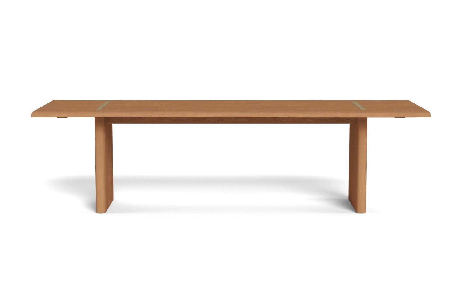 Valencia Thaddeus Teak Wood Dining Table, Natural